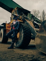 Přilba SUPERTECH S-M7 limitovaná edice BEAST COAST, ALPINESTARS (šedá/černá/oranžová) 2026 (21)