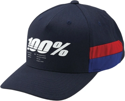 Kšiltovka 100% - LOYAL X-Fit Snapback modrá (vel. UNI)