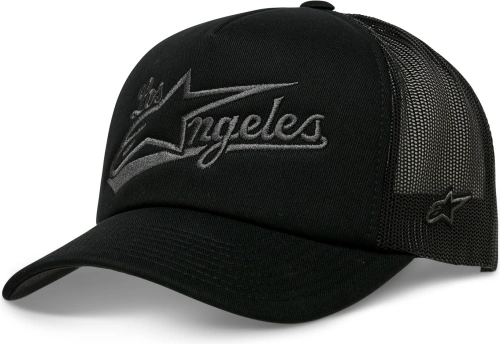 Kšiltovka LOS AGELES FOAM TRUCKER HAT, ALPINESTARS (černá/šedá)