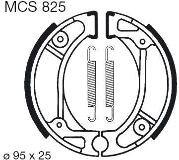 Brzdové čeľuste MCS 825