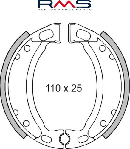Brzdové čeľuste RMS 225120060