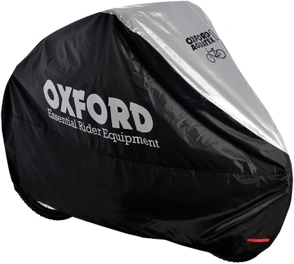 Plachta na bicykel Aquatex, OXFORD (čierna/strieborná)