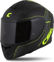 Prilba Integral GT 2.1 Flash, CASSIDA (čierna matná/žltá fluo/tmavo šedá) plexi s prípravou pre Pinlock