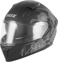 Přilba N402 SPRING, NOX (černá matná, stříbrná) 2026