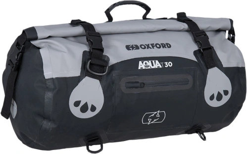 Vodotesný vak Aqua T-30 Roll Bag, OXFORD (sivý / čierny, objem 30 l)