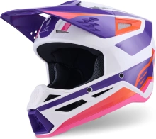 Přilba S-M3 HEAT, ALPINESTARS (bílá/fialová/růžová) 2026 Přilba S-M3 HEAT, ALPINESTARS (bílá/fialová/růžová) 2026