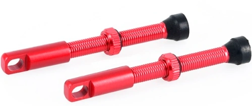 Ventilček pre bezdušové aplikácie, OXFORD (červená, vr. čiapočky, zliatina hliníka, dĺžka 48 mm)