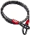 Ocelové lano s oky Cobra (délka 2 m, průměr 10 mm), ABUS