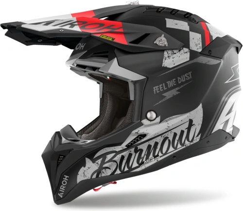 Přilba AVIATOR 3 Burnout, AIROH (matná) 2025