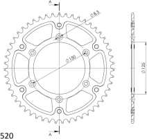 Rozeta Supersprox STEALTH RST-990: 50-GLD zlatá 50 zubov, 520 (1)
