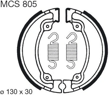 Brzdové čeľuste MCS 805