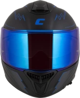 Prilba Integral GT 2.1 Flash, CASSIDA (čierna matná/metalická modrá/tmavo šedá) plexi s prípravou pre Pinlock (3)
