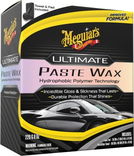 Meguiars Ultimate Wax Paste - tuhý vosk na báze syntetických polymérov, 311 g
