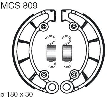 Brzdové čeľuste MCS 809