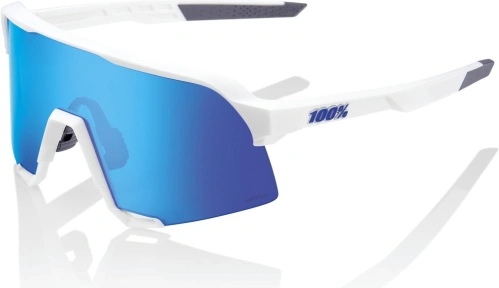 Slnečné okuliare S3 Matte White, 100% - USA (HIPER modré sklo)