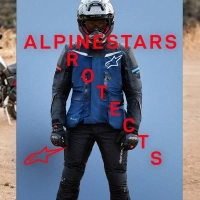Bunda BOULDER GORE-TEX, ALPINESTARS (tmavá šedá/světlá šedá) (5)