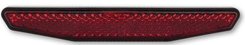 Odrazka sa skrutkou M5 - červená, 125x18mm, "E"