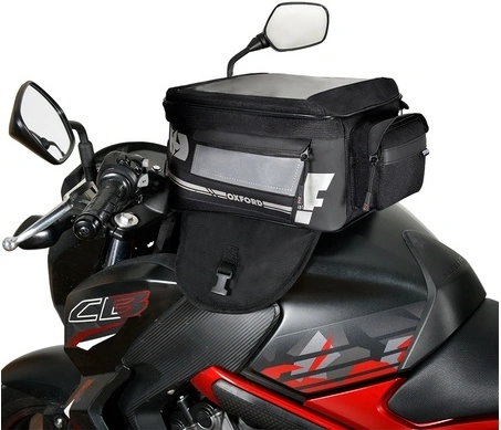 Tankbag na motocykel F1 Magnetic, OXFORD - Anglicko (čierny, objem 18l)