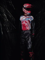 Přilba SUPERTECH S-M7 limitovaná edice BEAST COAST, ALPINESTARS (šedá/černá/oranžová) 2026 (9)