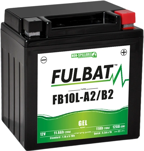 Gélová batéria FULBAT FB10L-A2/B2 GEL (YB10L-A2/B2 GEL) 550956