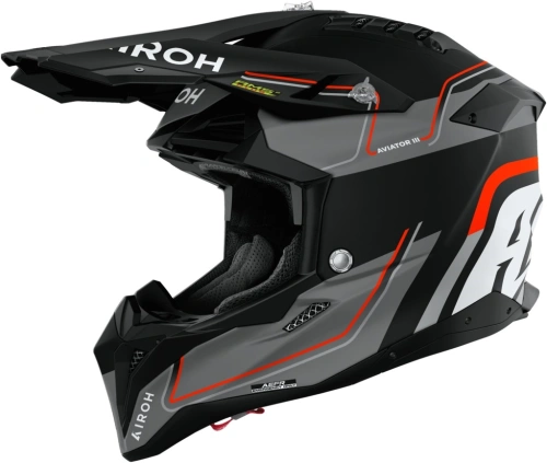 Přilba AVIATOR 3 Leader, AIROH (oranžová matná) 2026