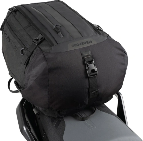 Brašna na sedadlo spolujezdce Atlas T-30 Advanced Tourpack, OXFORD (černá, objem 30 l)