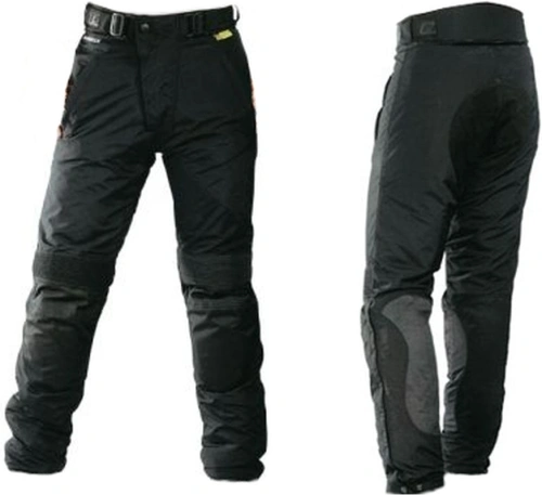 Dámske nohavice na motorku Roleff Kodra s membránou WindTex® - čierna