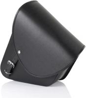 Kožená sedlová brašna CUSTOMACCES BARCELONA AP0005N černý levý