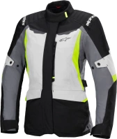 Bunda STELLA ST-1 WATERPROOF, ALPINESTARS (světle šedá/černá/žlutá fluo) 2025 Bunda STELLA ST-1 WATERPROOF, ALPINESTARS (světle šedá/černá/žlutá fluo) 2025