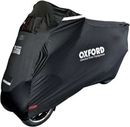 Plachta na skútre s prednou nápravou Oxford Protex Stretch Outdoor, OXFORD - čierna