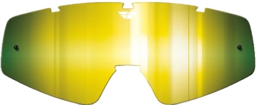Náhradné plexi pre okuliare Fly Racing Zone Pro, zrkadlové - zlatá