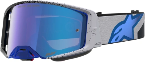 Brýle SUPERTECH HITEN, ALPINESTARS (černá/modrá, zrcadlové modré plexi) 2027