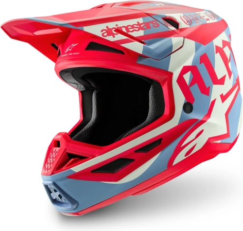 Přilba SUPERTECH S-M7 limitovaná edice BEAST COAST, ALPINESTARS (šedá/černá/oranžová) 2026