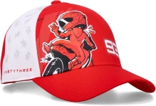 Kšiltovka Marc Marquez, dětská (červená,bílá)