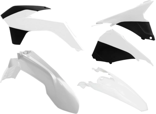 Sada plastov KTM, perách (bielo-čierna, 5 dielov, vr. Krytov vzduch filtra) M400-602