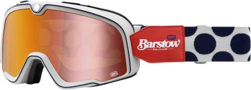 BARSTOW 100% - USA, okuliare Hayworth - červené plexi