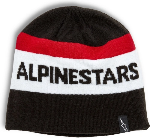 Čepice STAKE BEANIE, ALPINESTARS (černá/červená/bílá)