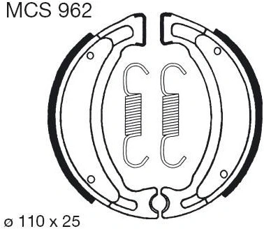 Brzdové čeľuste MCS 962