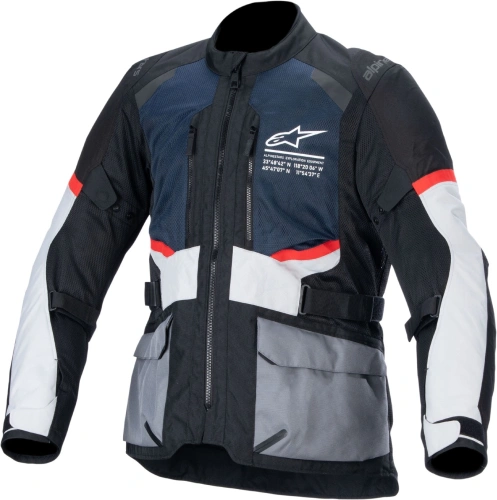 Bunda ANDES AIR DRYSTAR, ALPINESTARS (tmavě modrá/černá/světle šedá) 2024