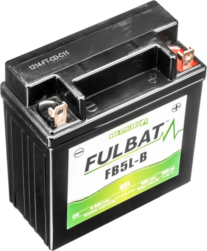 Batéria 12V, FB5L-B GEL, 12V, 5Ah, 65A, bezúdržbová GEL technológia 120x60x130 FULBAT (aktivovaná vo výrobe) M310-207