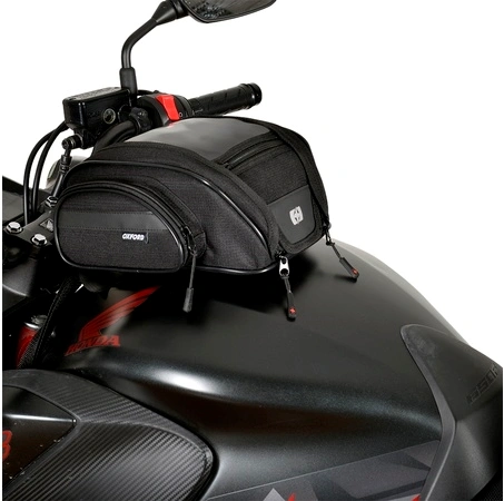 Tankbag na motocykel F1 Mini, OXFORD - Anglicko (čierny, objem 7l)