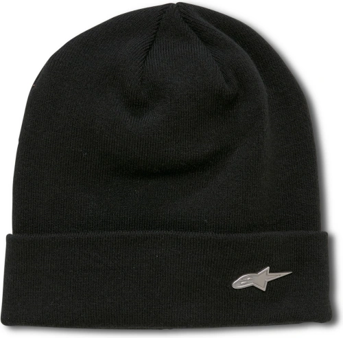 Čepice METAL LOGO CUFF BEANIE, ALPINESTARS (černá)