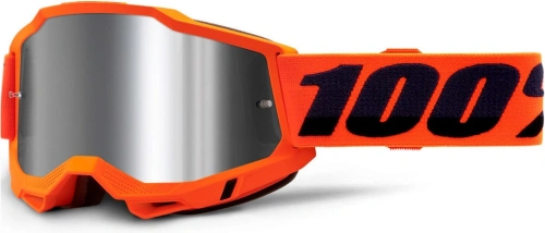 Accura 2 100% - USA, okuliare Orange - zrkadlové strieborné plexi
