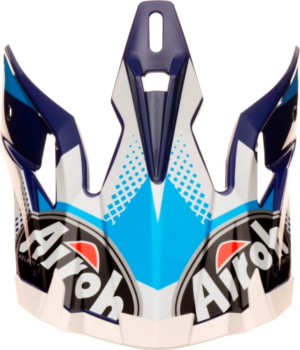 Náhradný kšilt pre prilby AVIATOR 2.2 Flash, AIROH - Taliansko (modrá / biela)